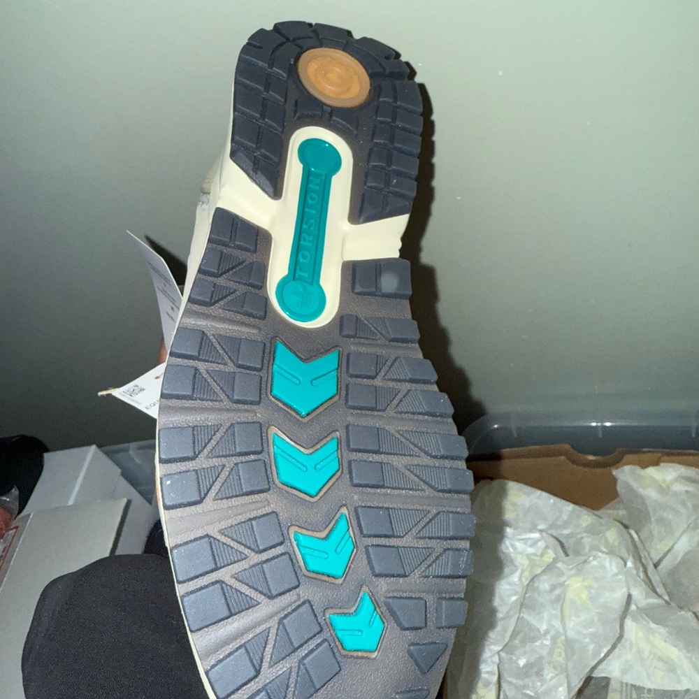 Adidas Tan and Orange Athletic Shoes - Picture 3 of 3